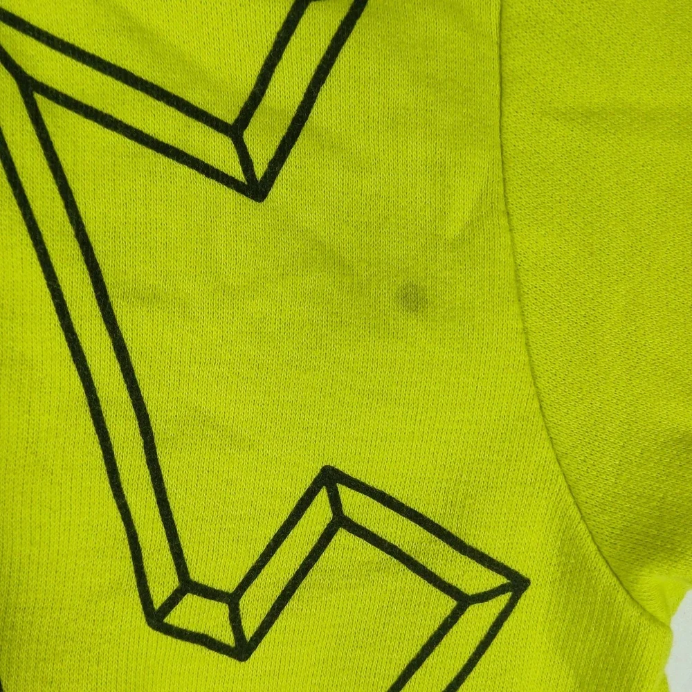ACDC Hoodie Mens Size L Acid Green Color Classic‎ Rock Pullover Rock Standout